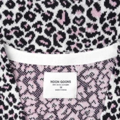 Chatterbox Cardigan - Pink Leopard -Fashion Clothing Store noon goons chatterbox cardigan pink leopard 3