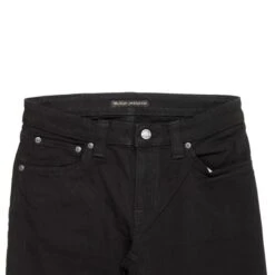 Nudie Jeans Skinny Lin - Black/Black -Fashion Clothing Store nudie jeans skinny lin blackblack 2