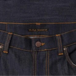 Nudie Jeans Thin Finn - Dry Ecru Embo -Fashion Clothing Store nudie jeans thin finn dry ecru embo 2