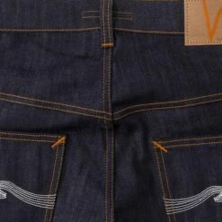 Nudie Jeans Thin Finn - Dry Ecru Embo -Fashion Clothing Store nudie jeans thin finn dry ecru embo 4