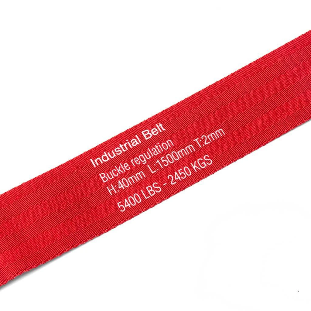 2.0 Industrial Belt - Red/White FW20 5 2.0 Industrial Belt - Red/White FW20 - Image 3