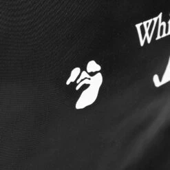 OW Logo Backpack - Black/White -Fashion Clothing Store off white co virgil abloh ow logo backpack blackwhite omnb003e20fab0011001 5
