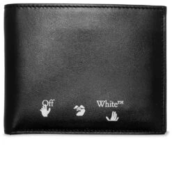 OW Logo Bifold Wallet - Black/White