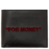Quote Bifold Wallet - Black/Red -Fashion Clothing Store off white co virgil abloh quote bifold wallet blackred omnc008s208530371020 os