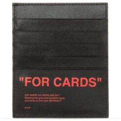 Quote Cardholder - Black/Red