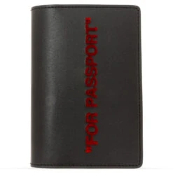 Quote Passport - Black/Red