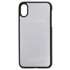 Palm Angels Metallic IPhone Case Cover XR - Silver/No Color