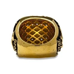 Rhude I Can Make Love 24H A Day Ring - Gold -Fashion Clothing Store rhude i can make love 24h a day ring gold rhu07ms20213 gld os 5