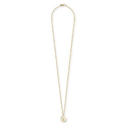 Tom Wood Coin Pendant Angel Gold - 925 Sterling Silver