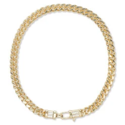 Tom Wood Curb Bracelet L - 925 Sterling Silver/9K Gold