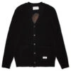 Classic Cardigan 'Type 3' - Black -Fashion Clothing Store wacko maria classic cardigan type 3 black