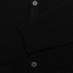 Classic Cardigan 'Type 3' - Black 9 Classic Cardigan 'Type 3' - Black -Fashion Clothing Store wacko maria classic cardigan type 3 black 4