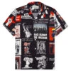 Rage Against The Machine S/S Hawaiian Shirt - Black -Fashion Clothing Store wacko maria rage against the machine ss hawaiian shirt black