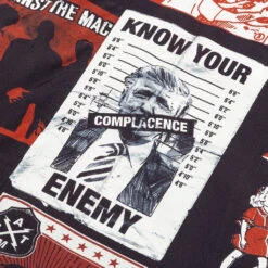 Rage Against The Machine S/S Hawaiian Shirt - Black -Fashion Clothing Store wacko maria rage against the machine ss hawaiian shirt black 4