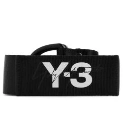 Y-3 Logo Belt - Black
